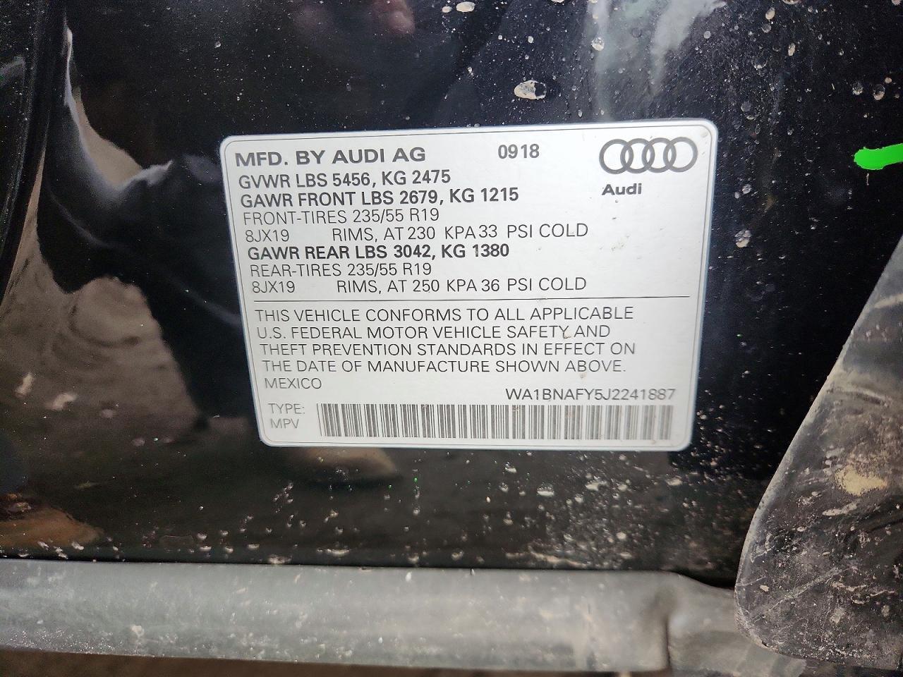 2018 AUDI Q5