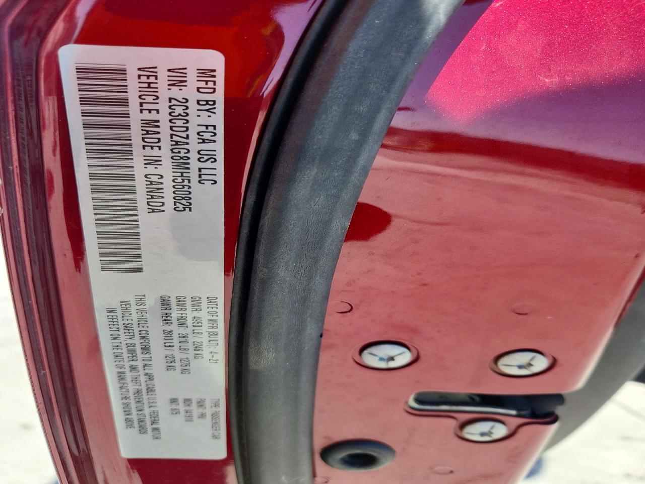 2021 DODGE Challenger