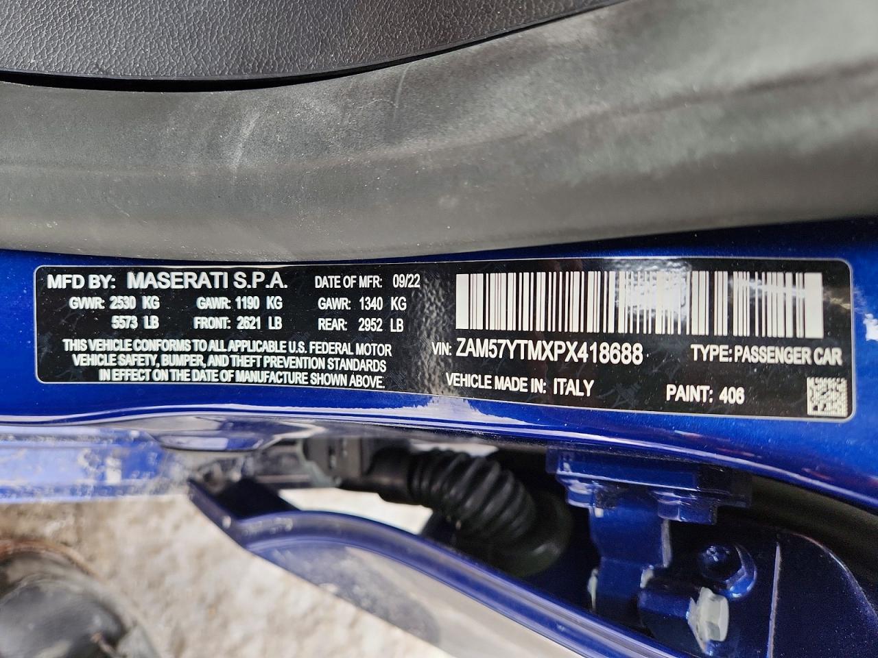 2023 MASERATI Ghibli