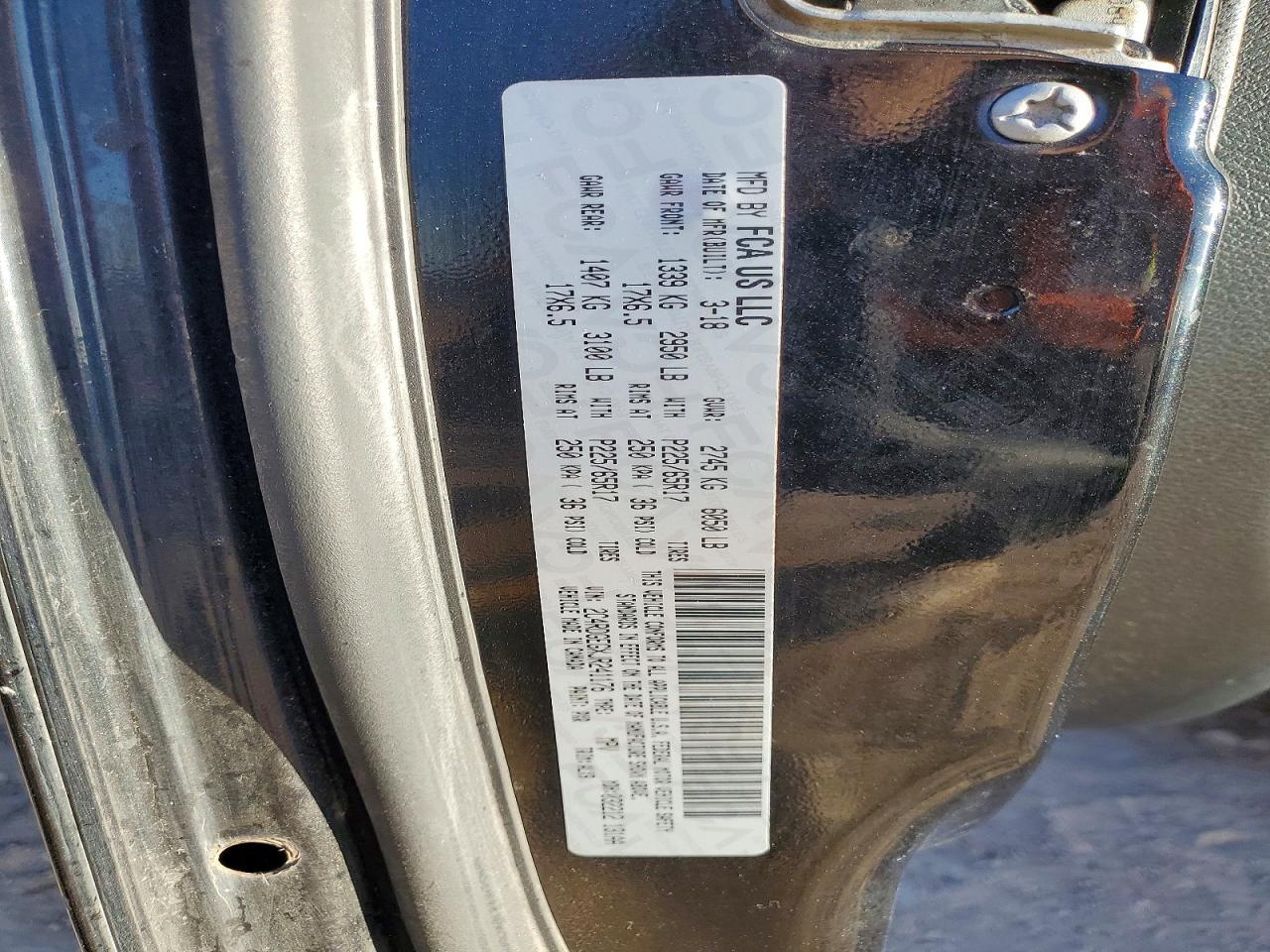 2018 DODGE GRAND CARAVAN