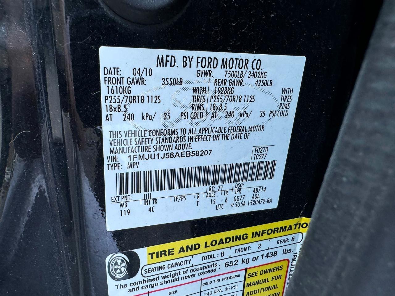 2010 FORD Expedition