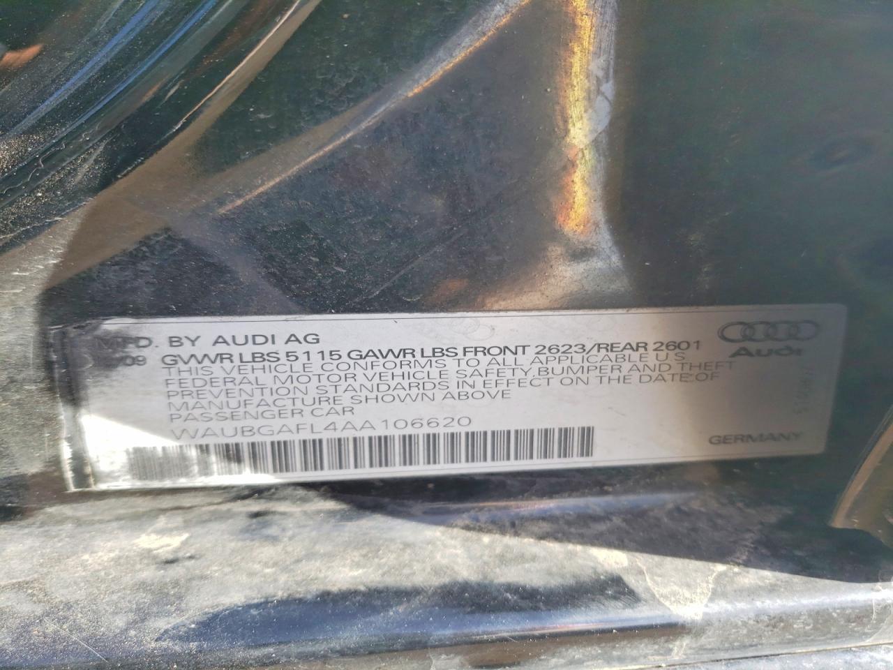 2010 AUDI S4