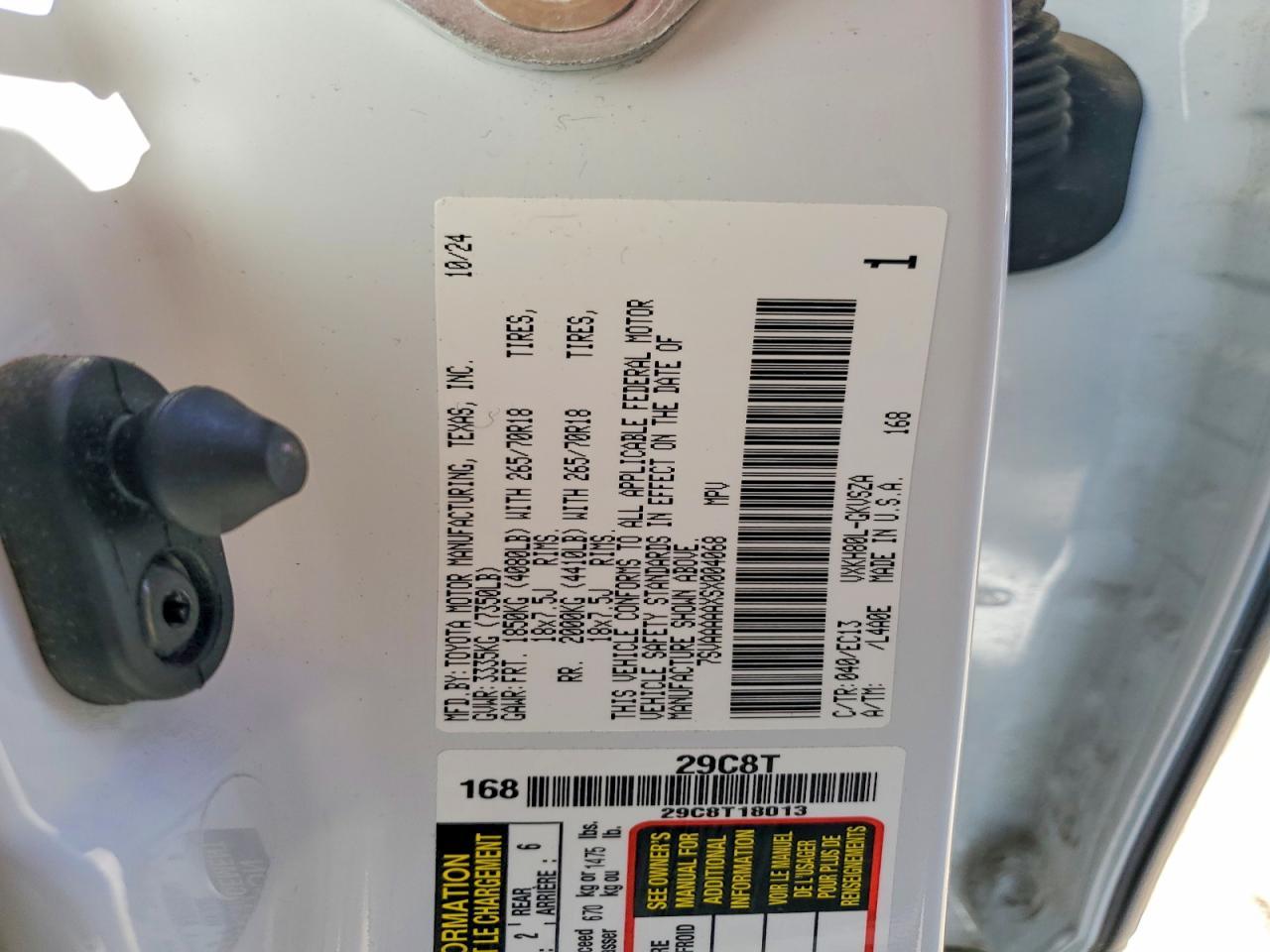 2025 TOYOTA Sequoia