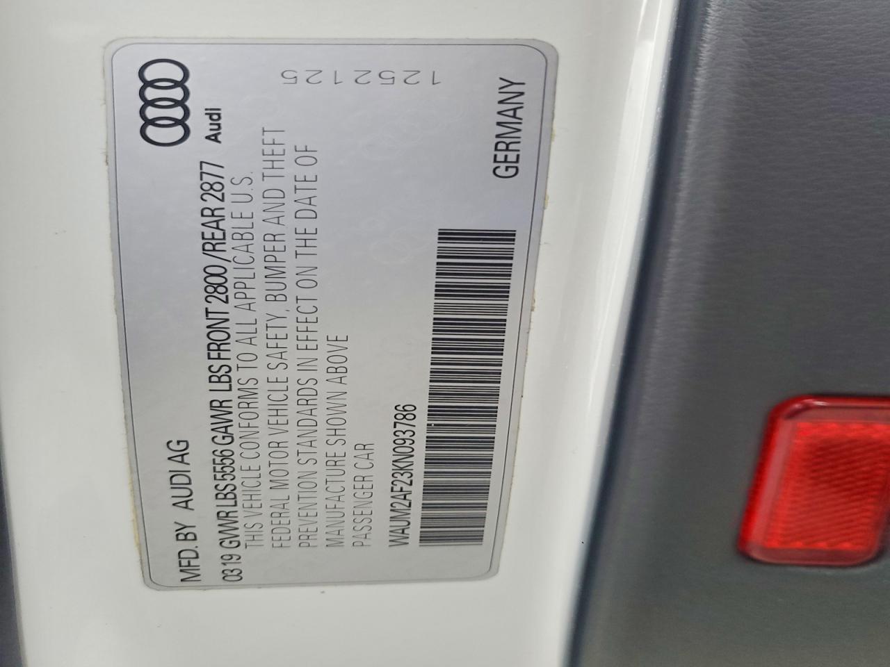 2019 AUDI A6