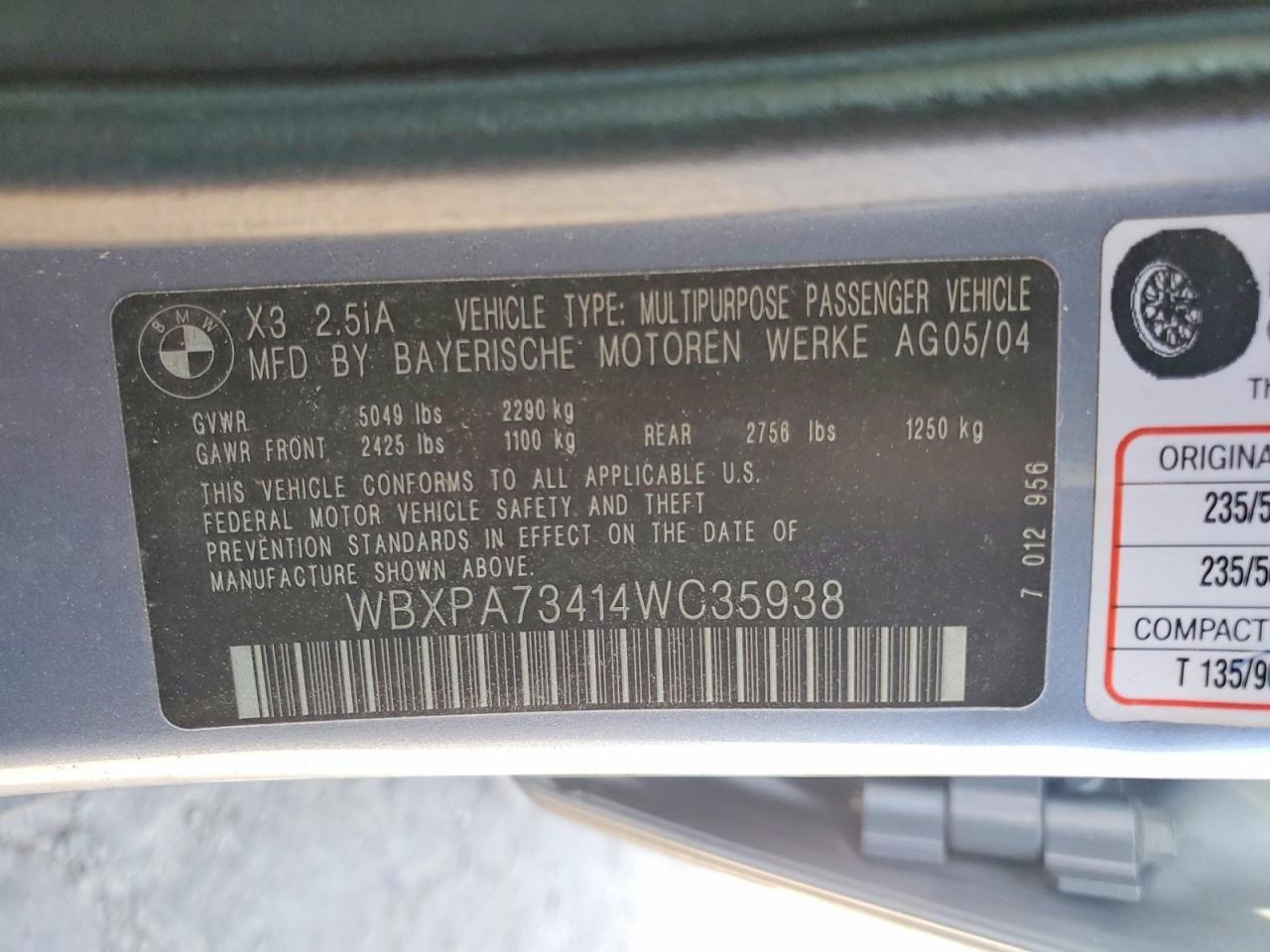 2004 BMW X3
