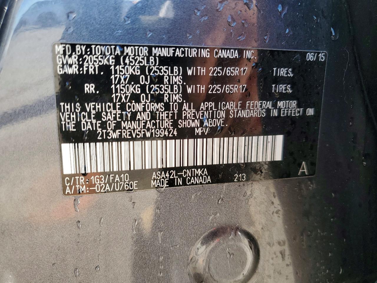 2015 TOYOTA RAV4