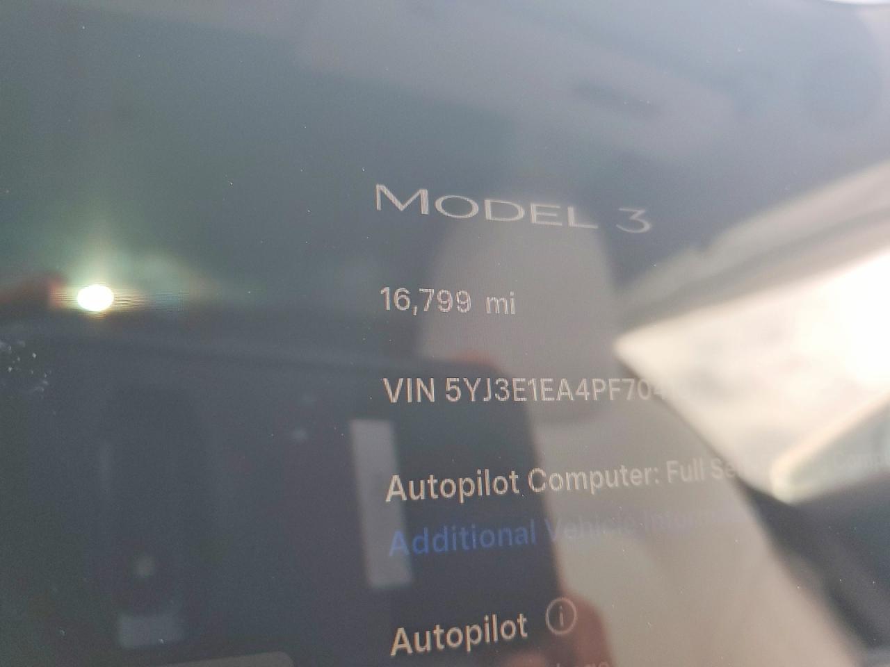 2023 TESLA MODEL 3