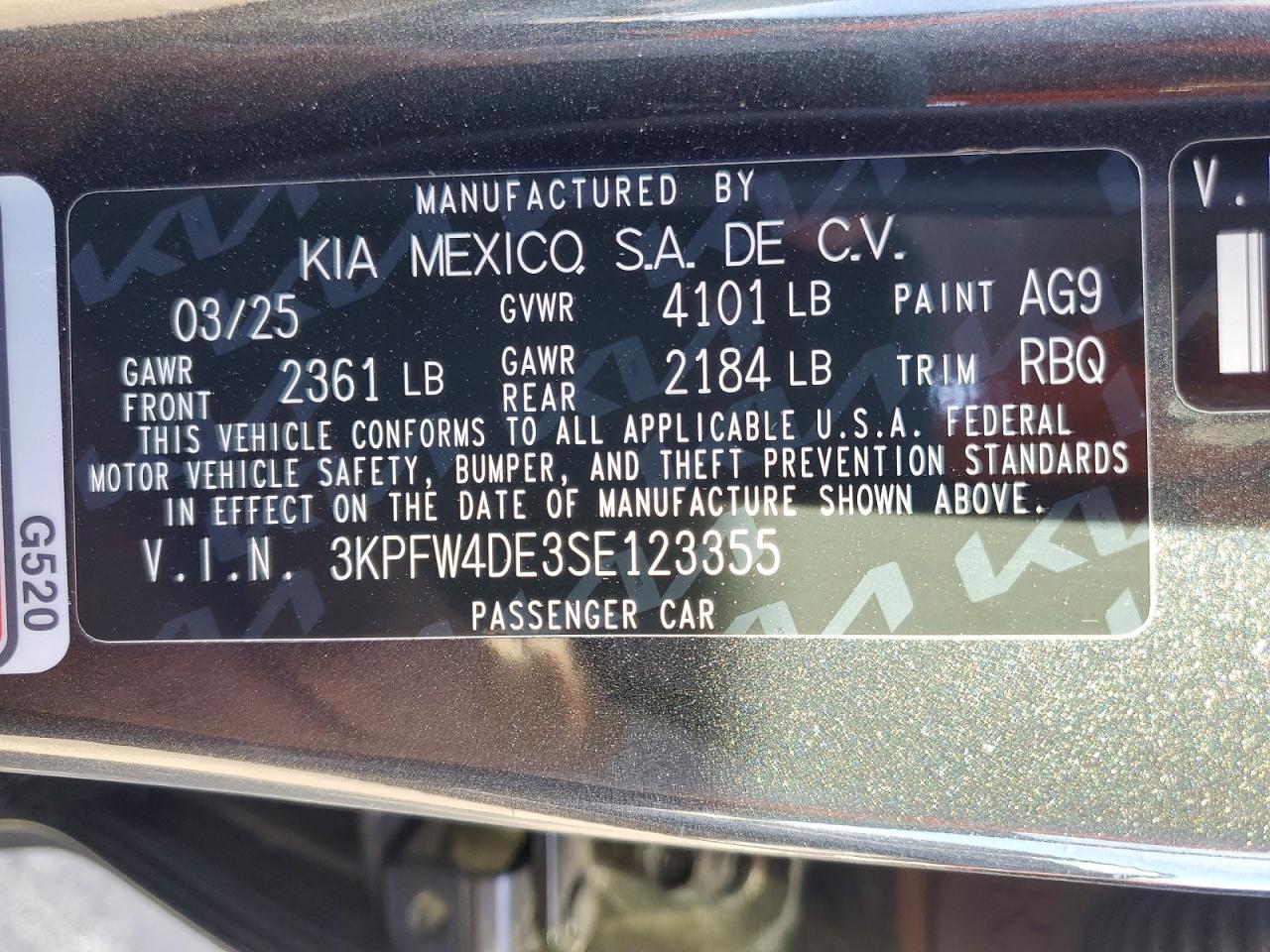 2025 KIA K4