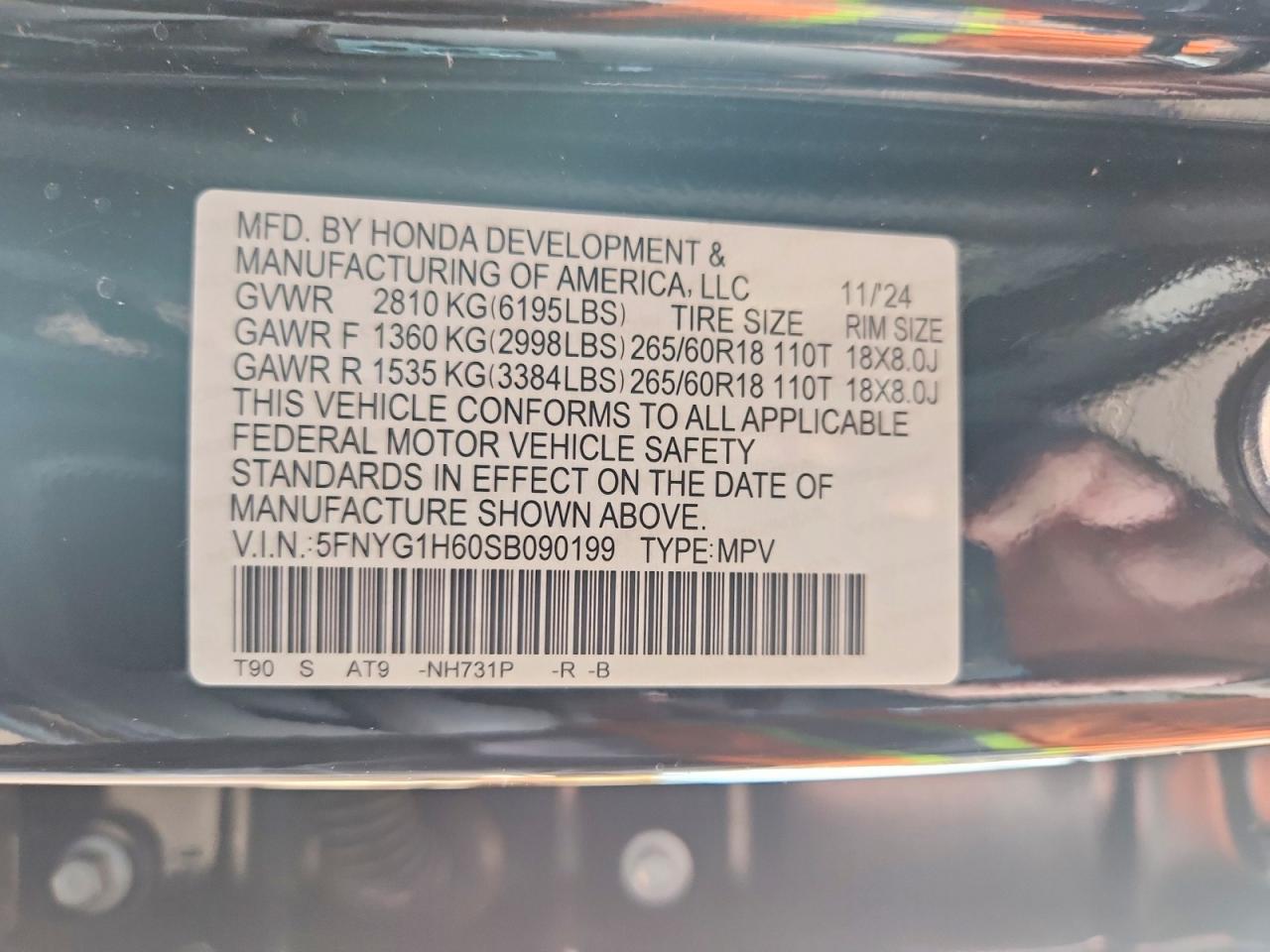 2025 HONDA PILOT