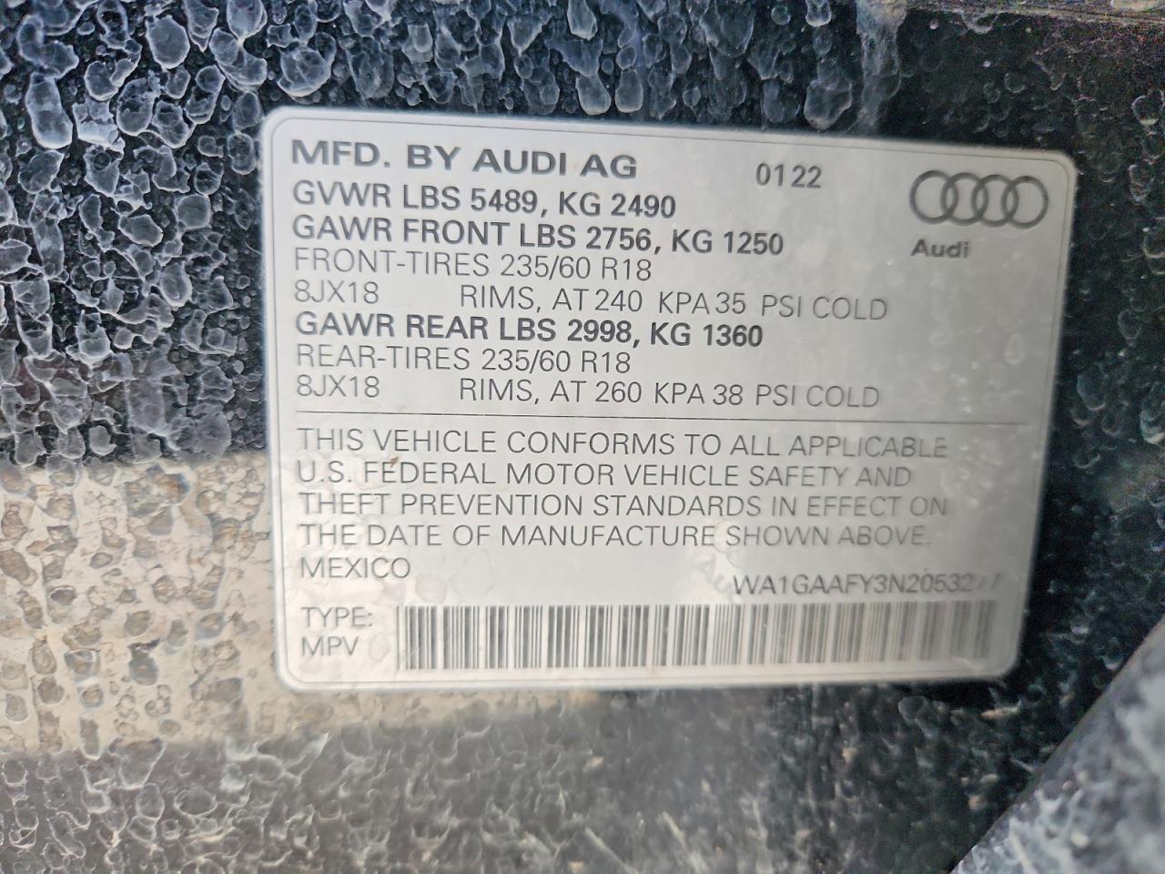 2022 AUDI Q5