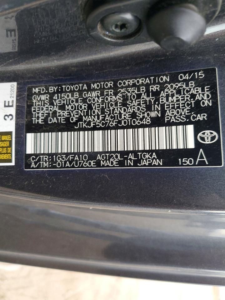 2015 TOYOTA SCION