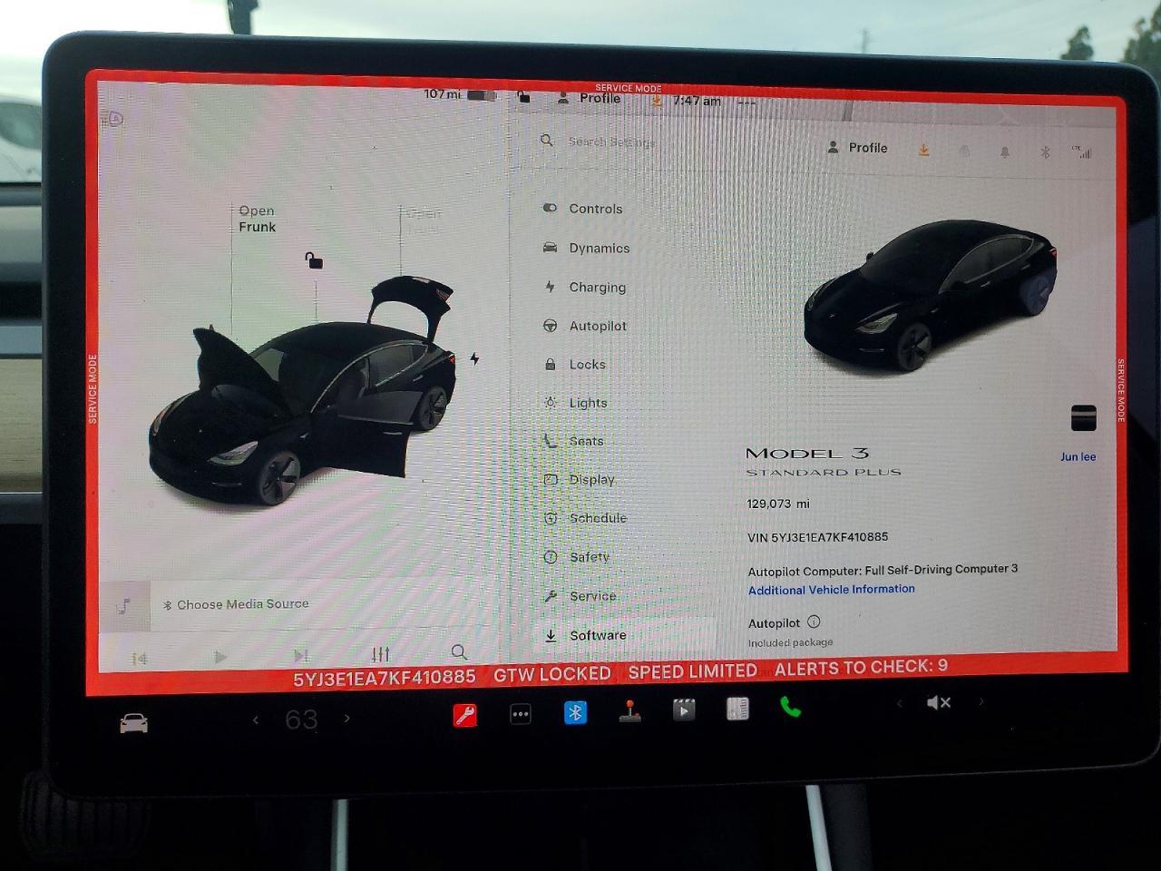 2019 TESLA MODEL 3