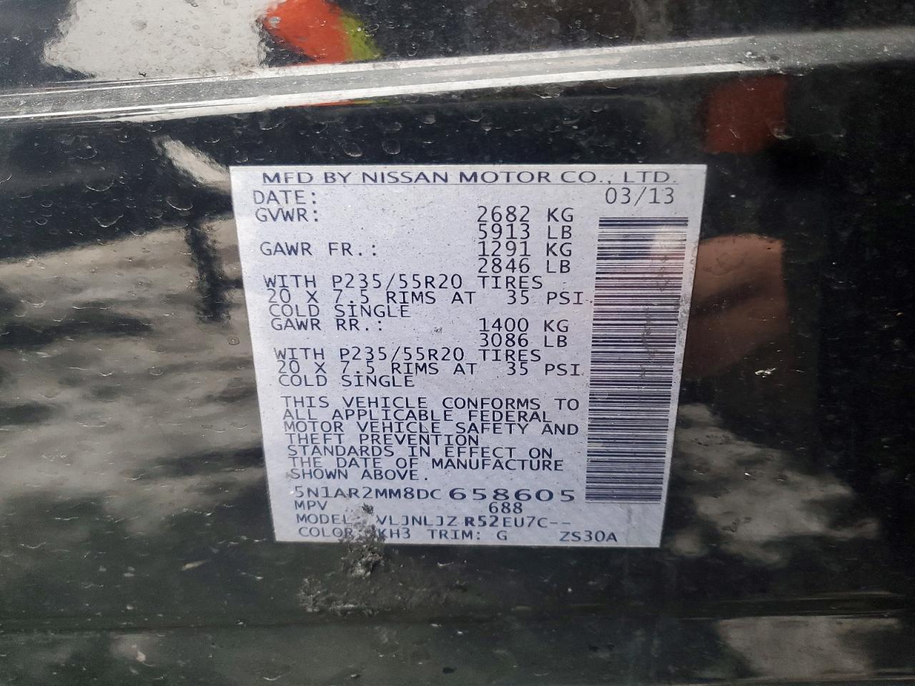 2013 NISSAN PATHFINDER