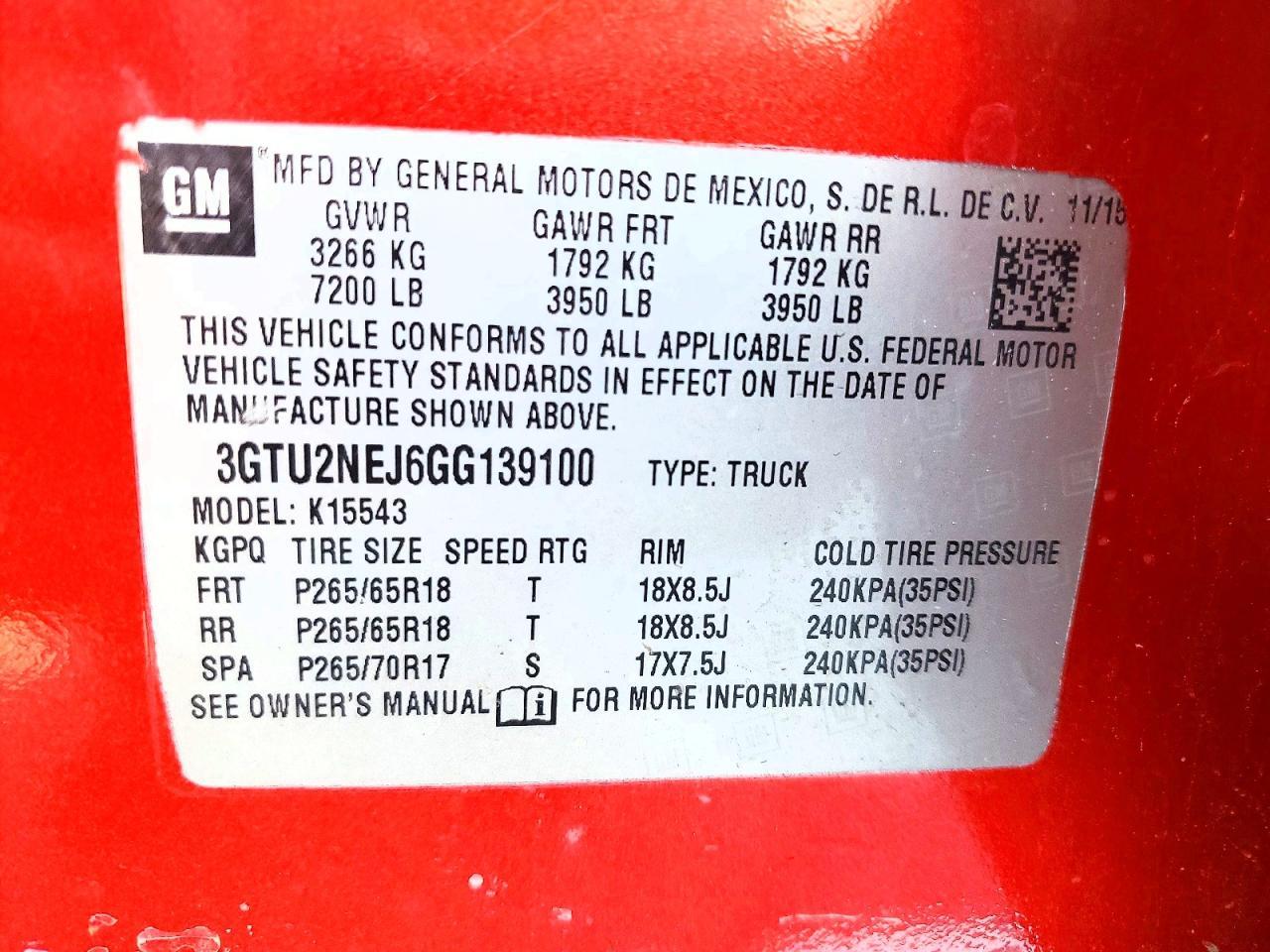 2016 GMC Sierra