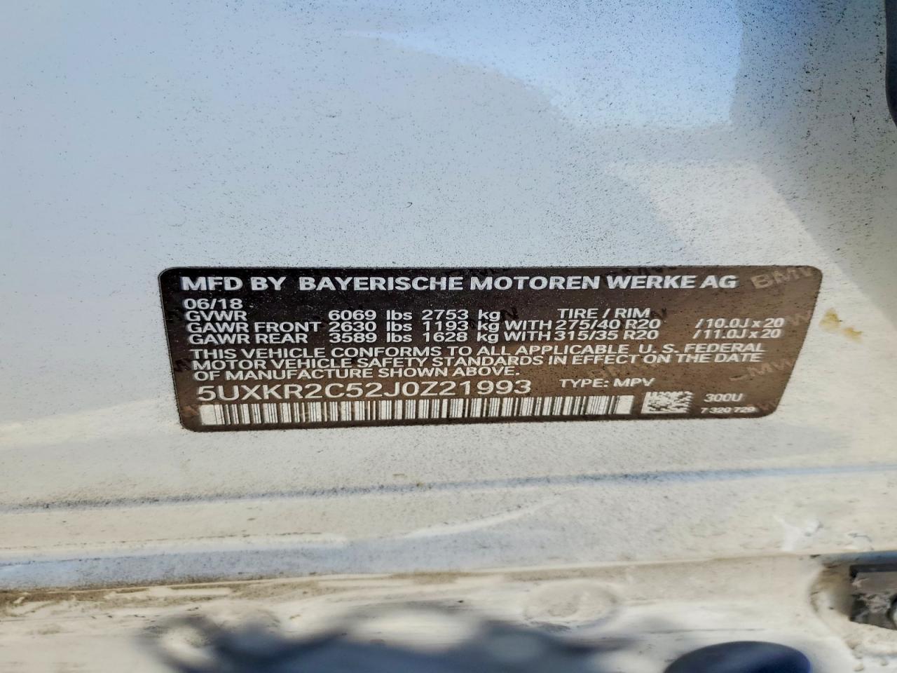 2018 BMW X5