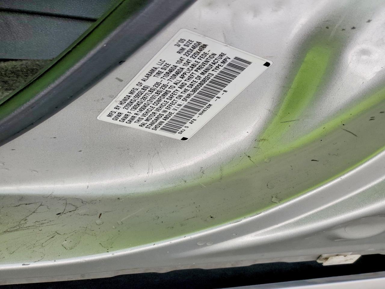 2005 HONDA ODYSSEY