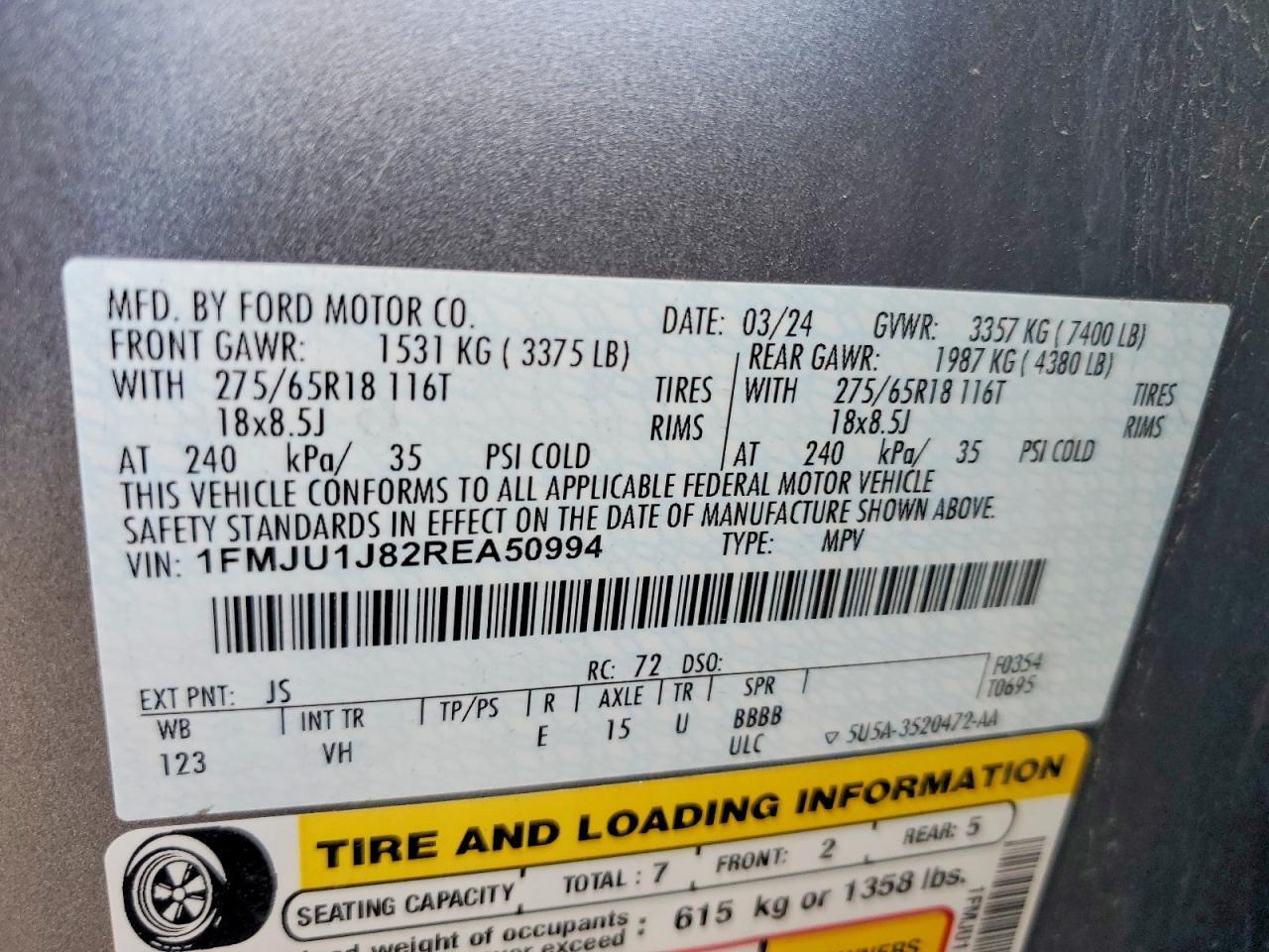2024 FORD Expedition