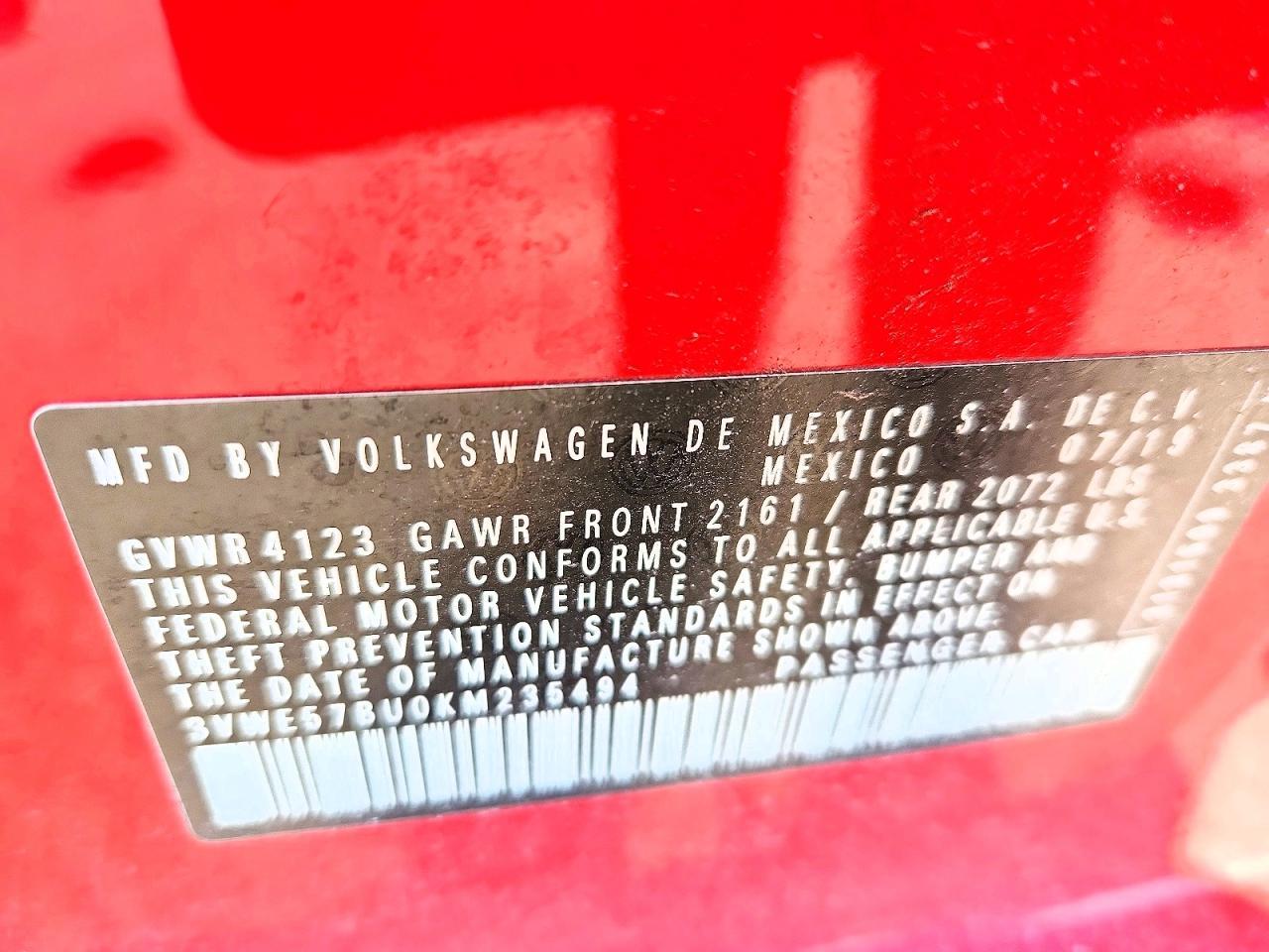 2019 VOLKSWAGEN JETTA