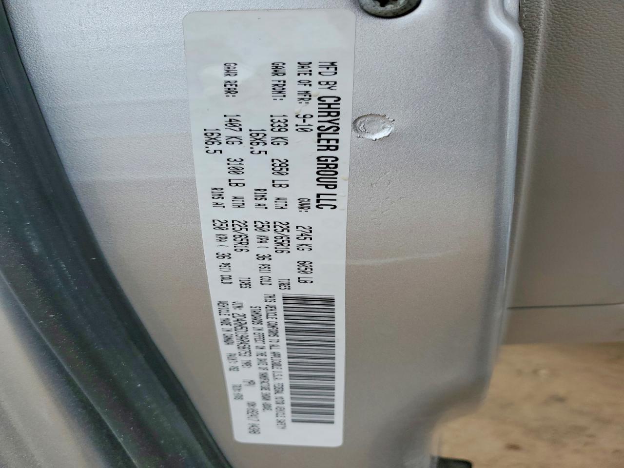 2010 DODGE GRAND CARAVAN