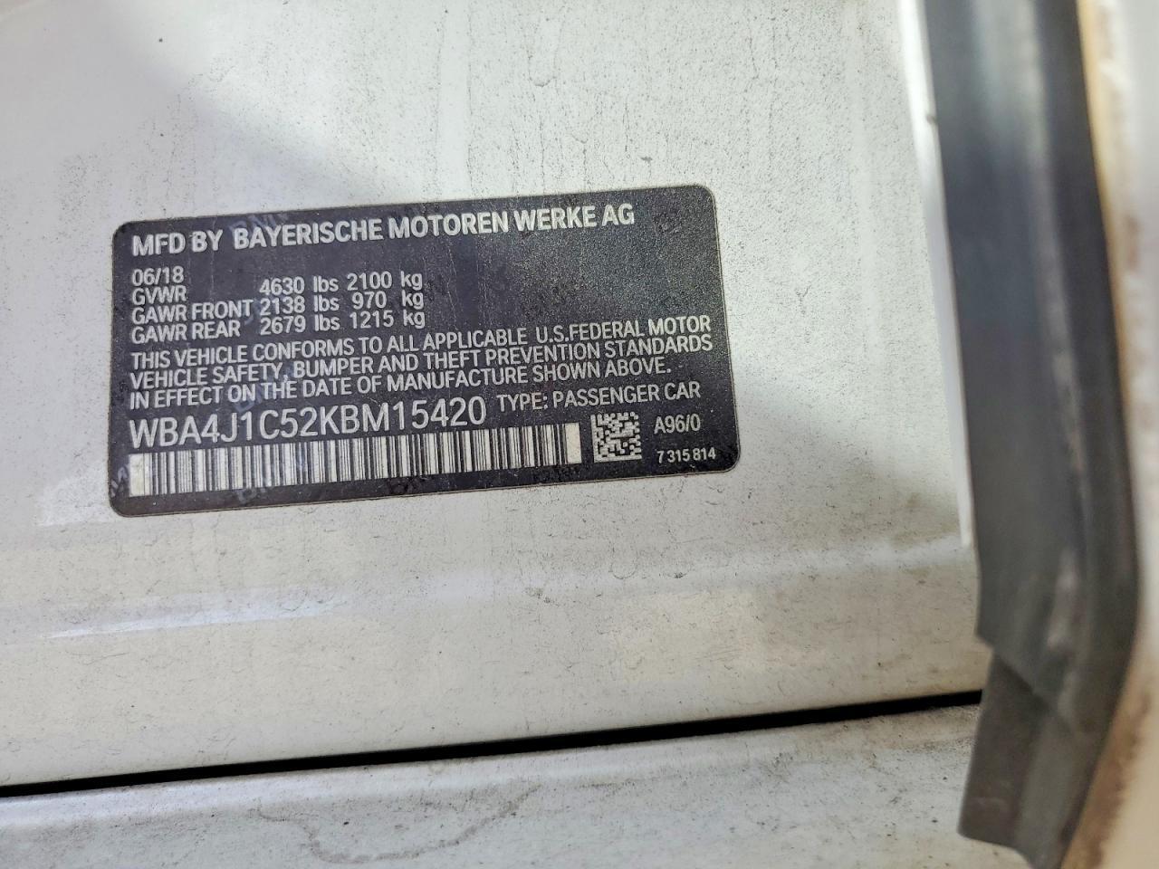 2019 BMW 4 Series