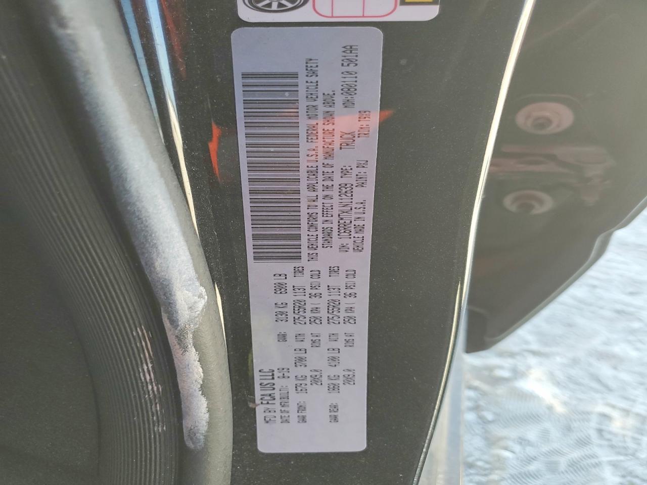 2020 RAM 1500