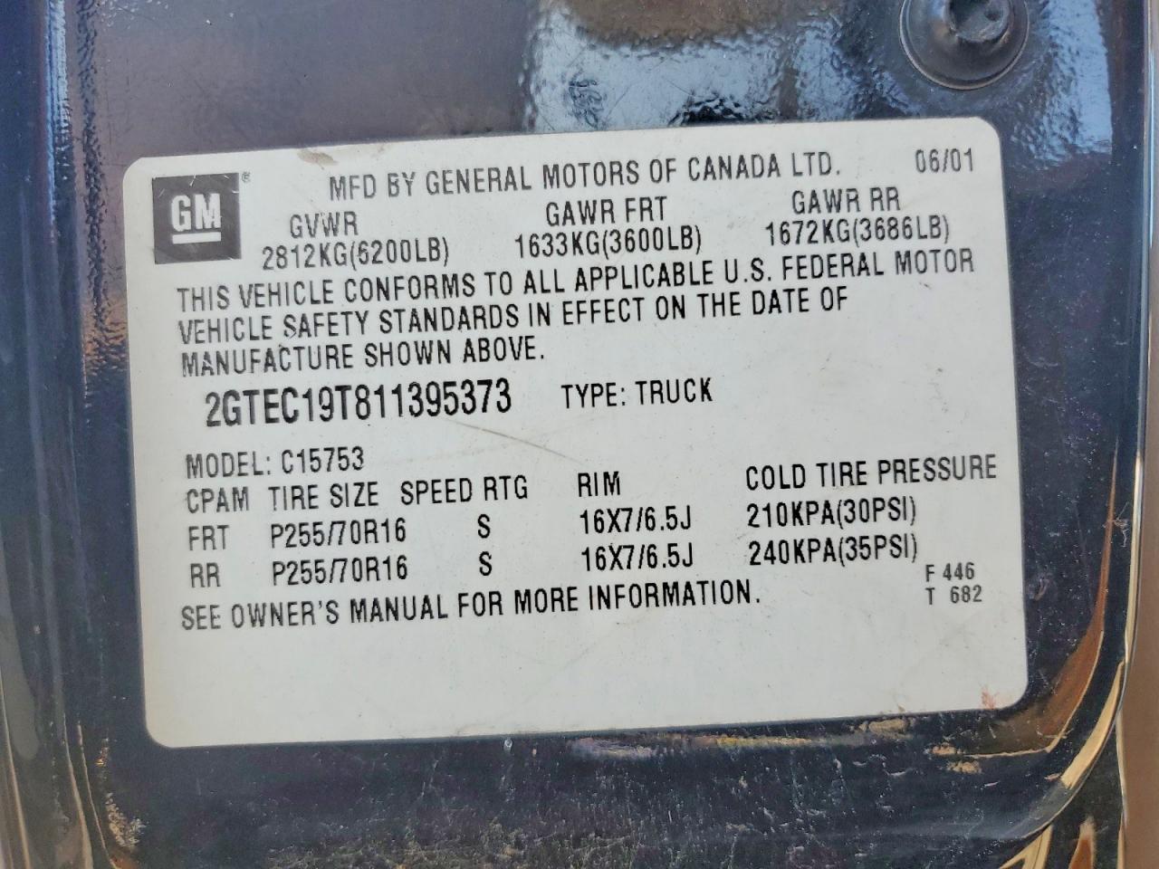 2001 GMC Sierra
