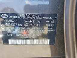 2016 HYUNDAI SONATA