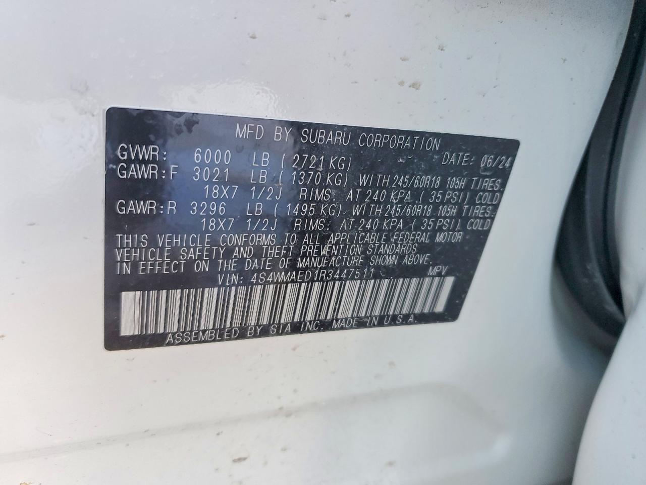 2024 SUBARU Ascent