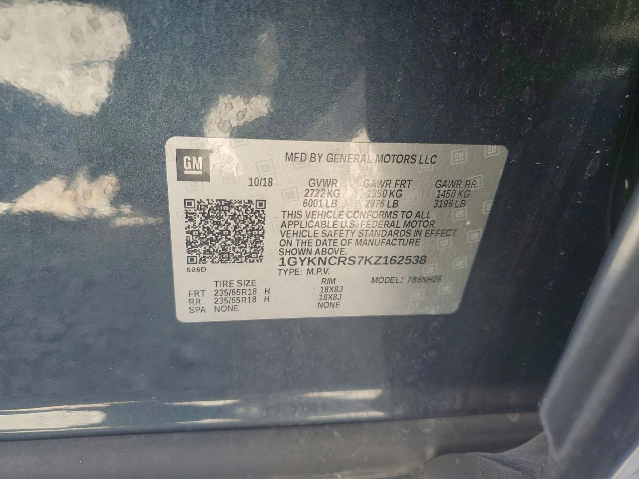 2019 CADILLAC XT5