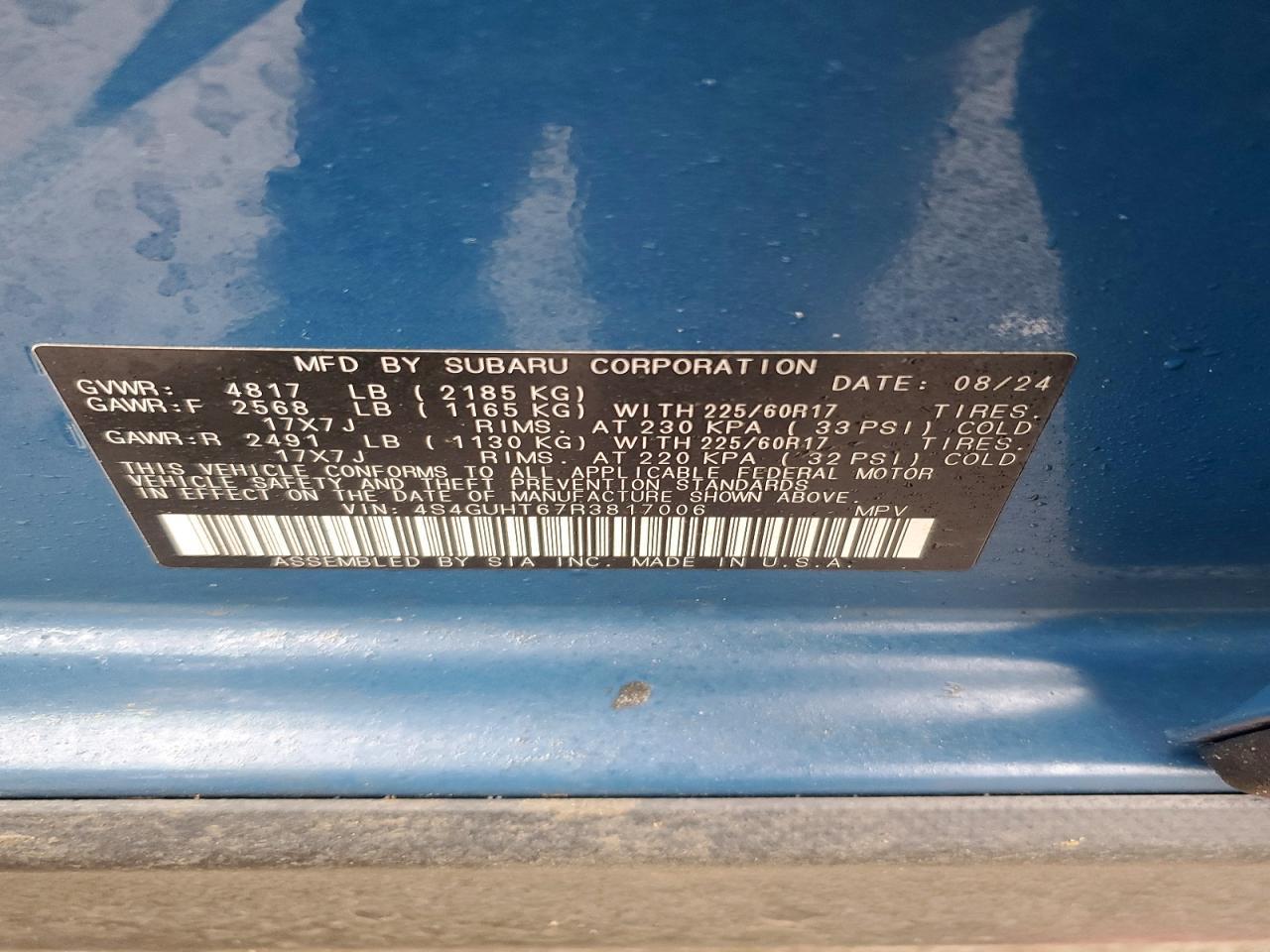 2024 SUBARU Crosstrek