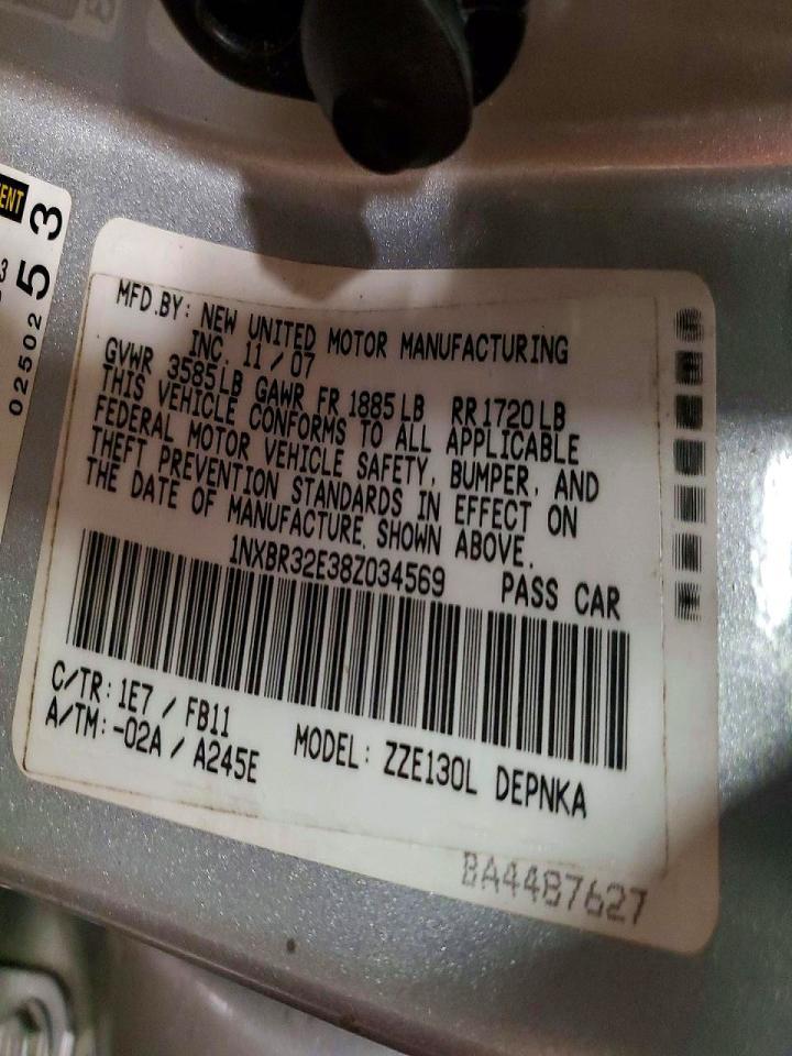 2008 TOYOTA COROLLA