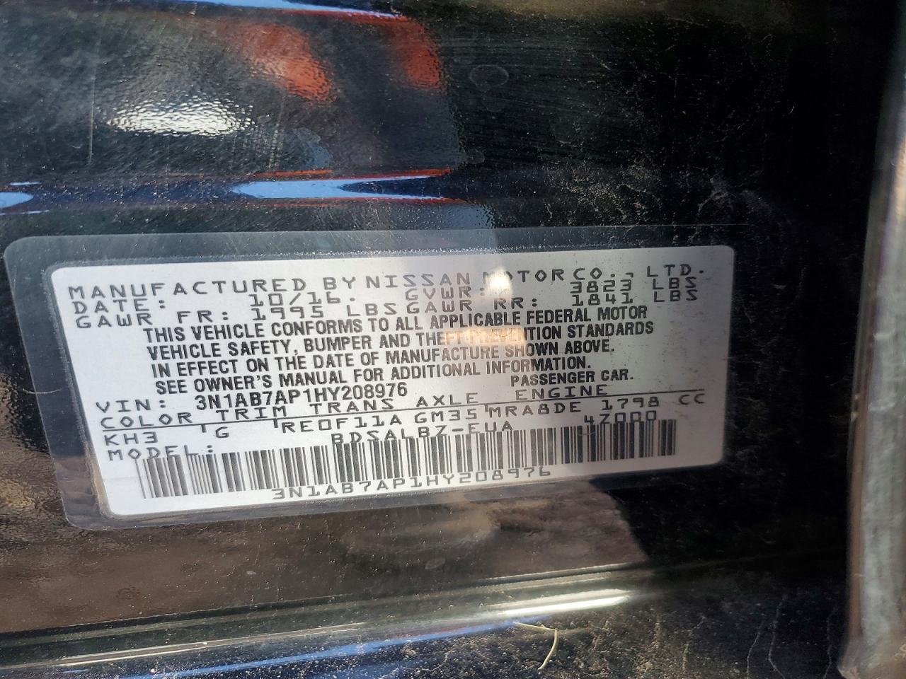 2017 NISSAN SENTRA
