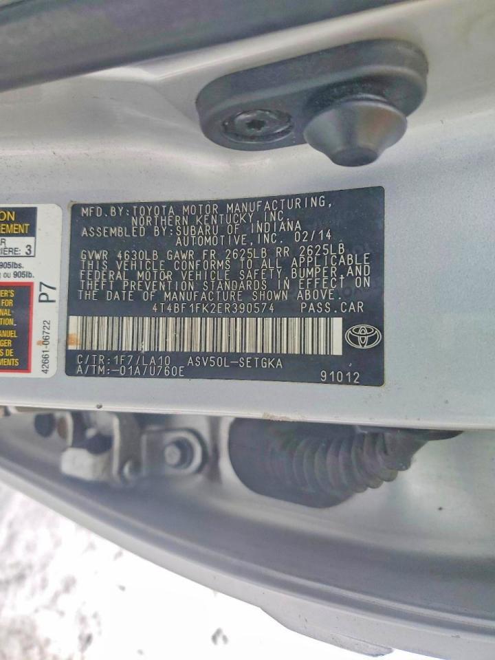 2014 TOYOTA CAMRY