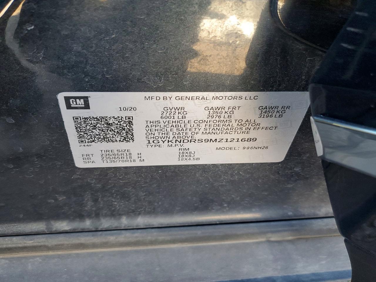 2021 CADILLAC XT5
