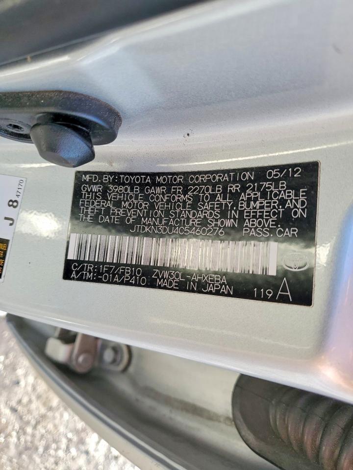 2012 TOYOTA PRIUS