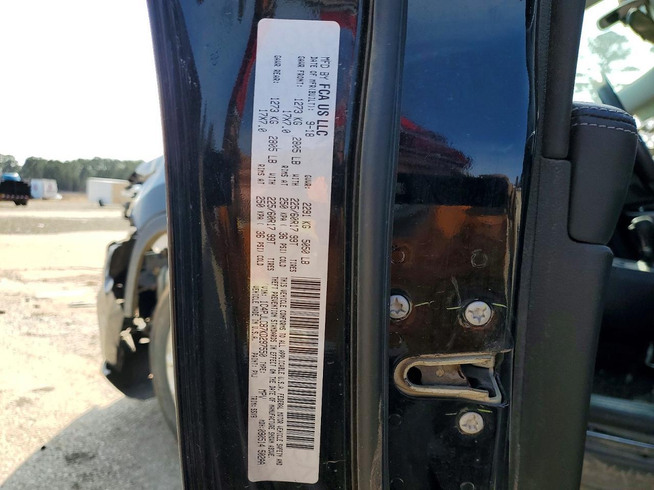 2019 JEEP CHEROKEE
