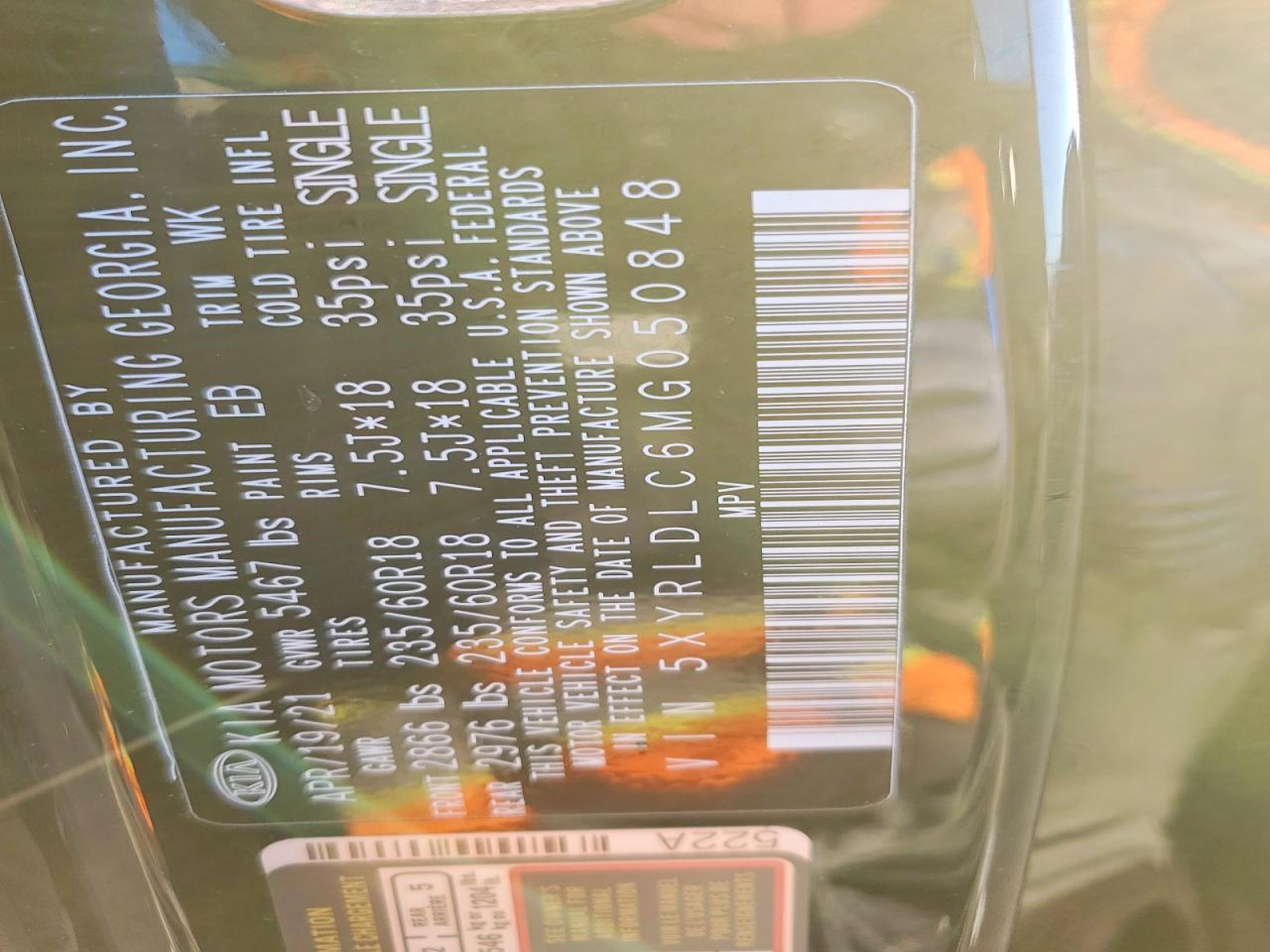 2021 KIA SORENTO