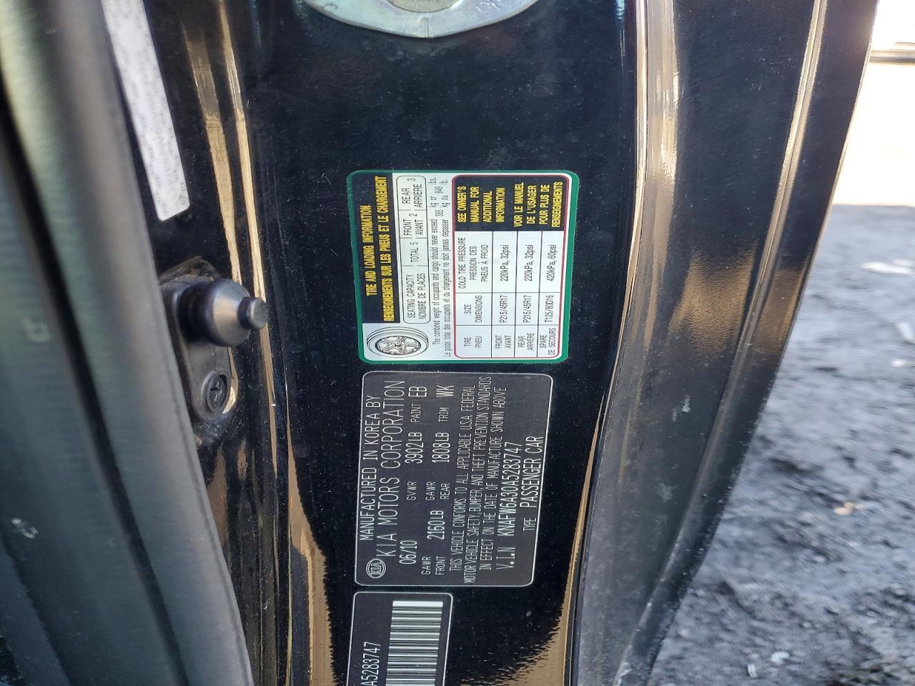 2010 KIA FORTE