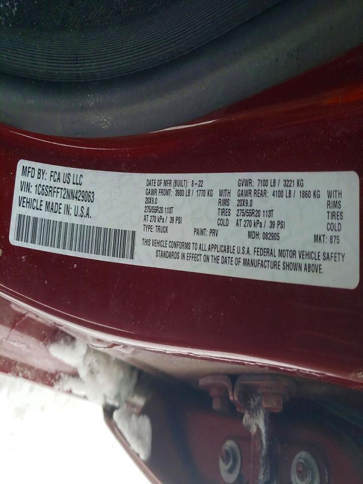 2022 RAM 1500