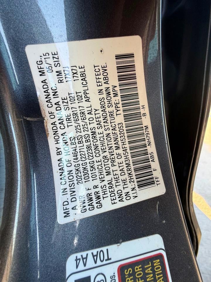 2015 HONDA CR-V