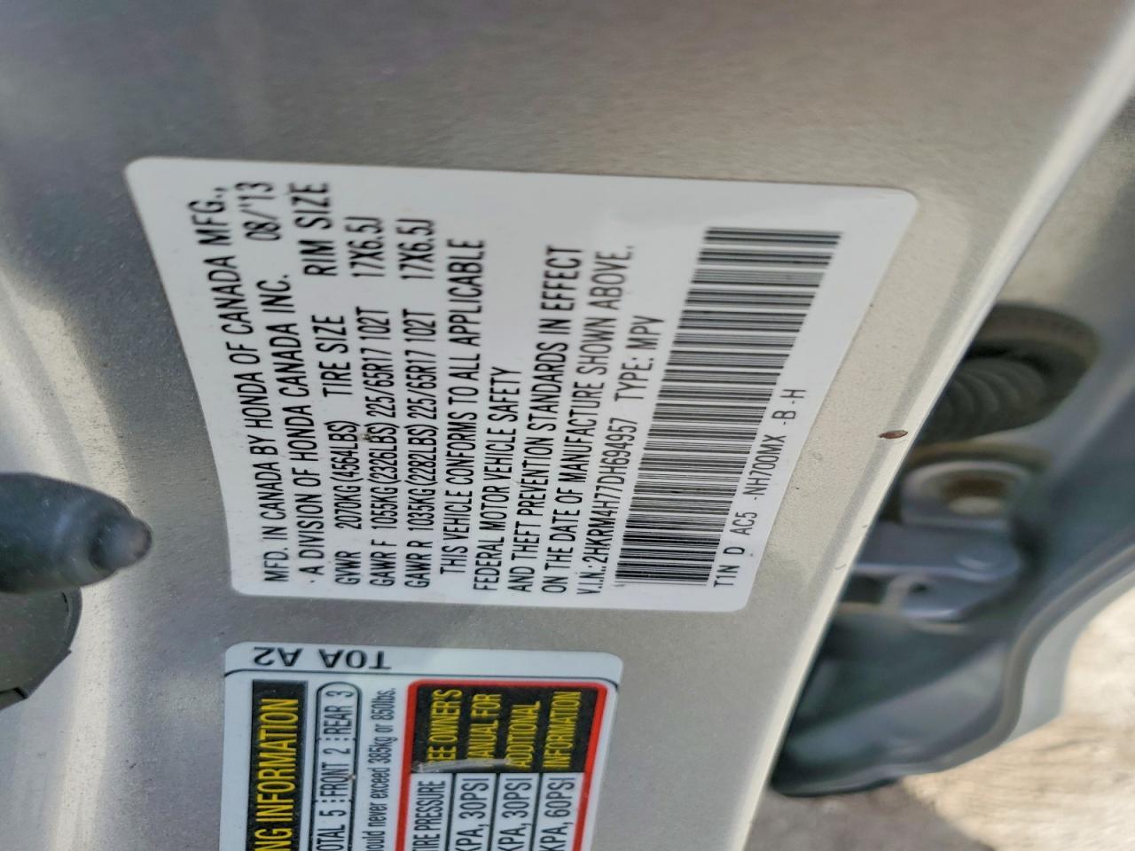 2013 HONDA CR-V