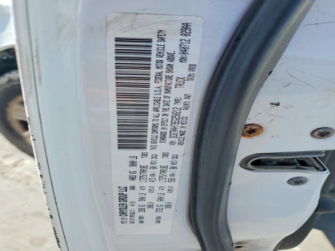 2014 RAM 2500