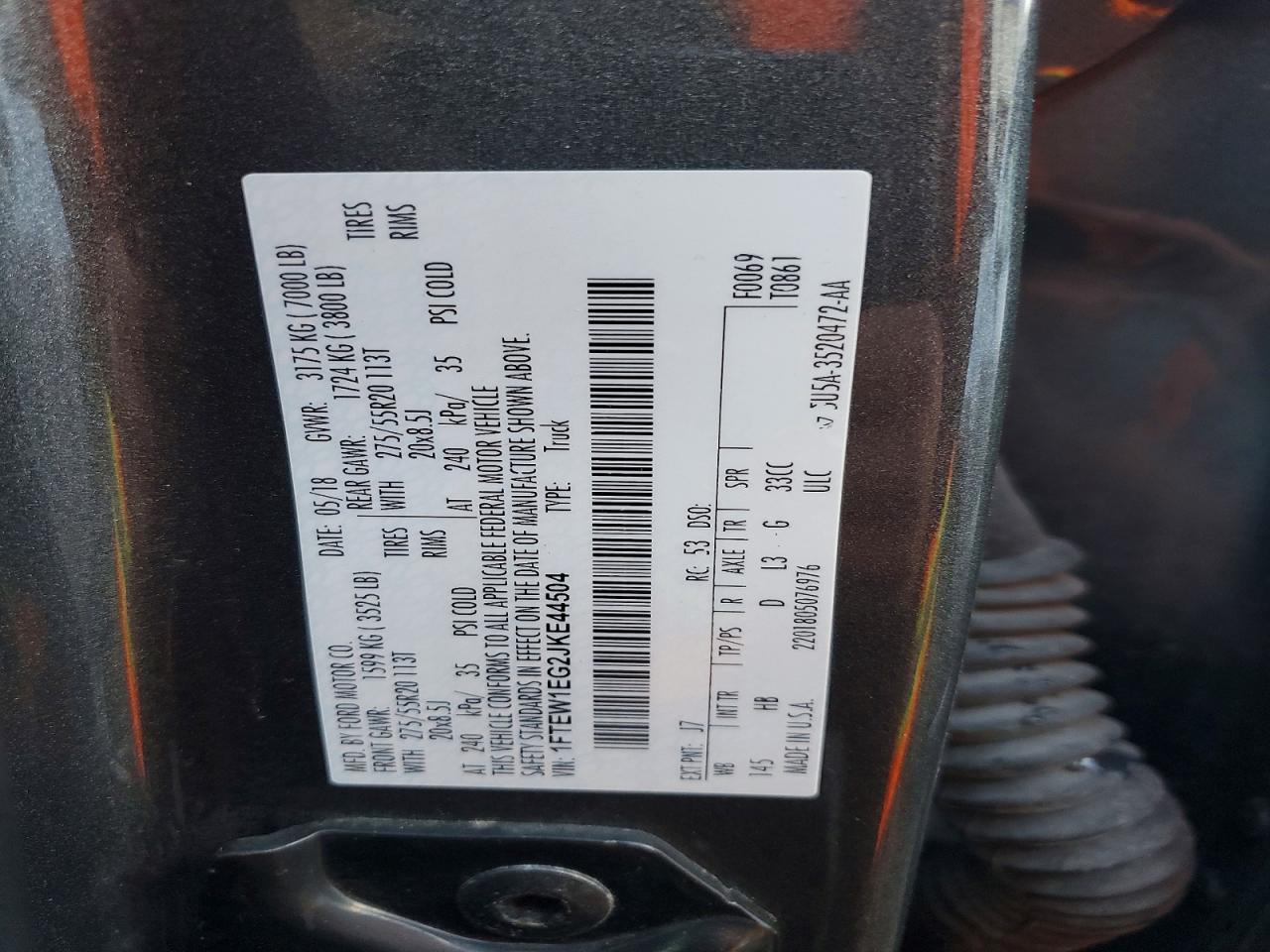 2018 FORD F-150