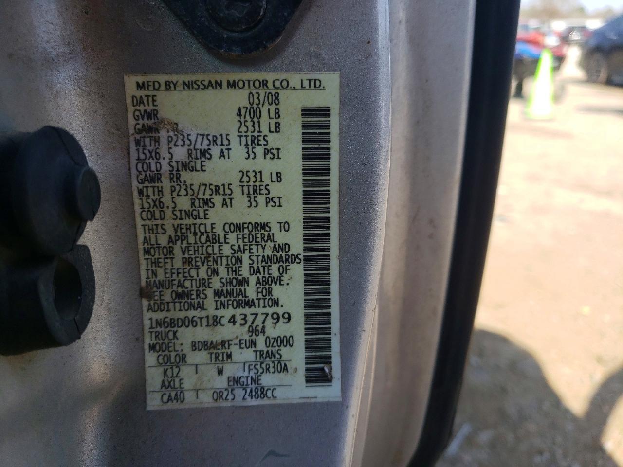 2008 NISSAN Frontier