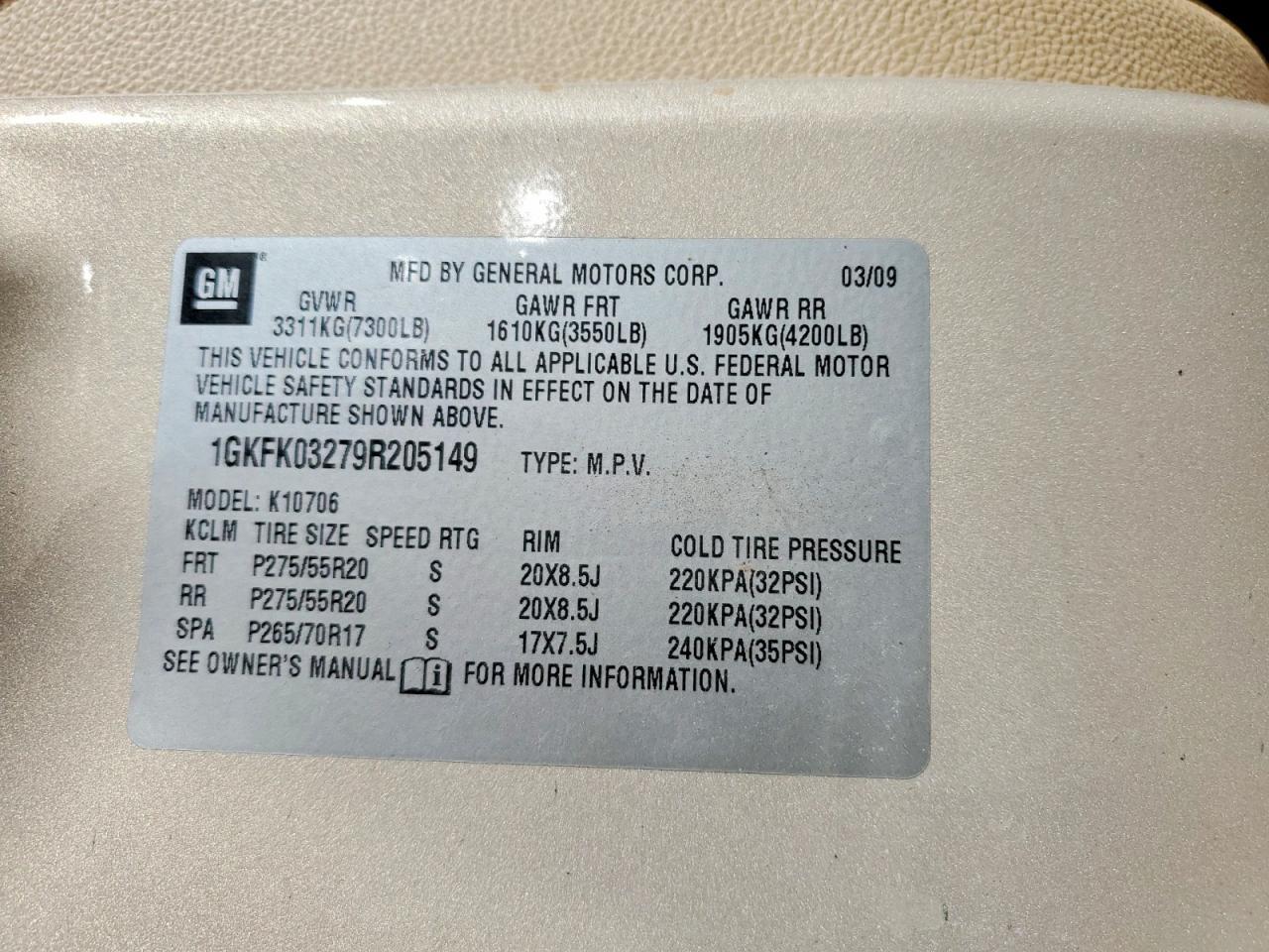 2009 GMC Yukon