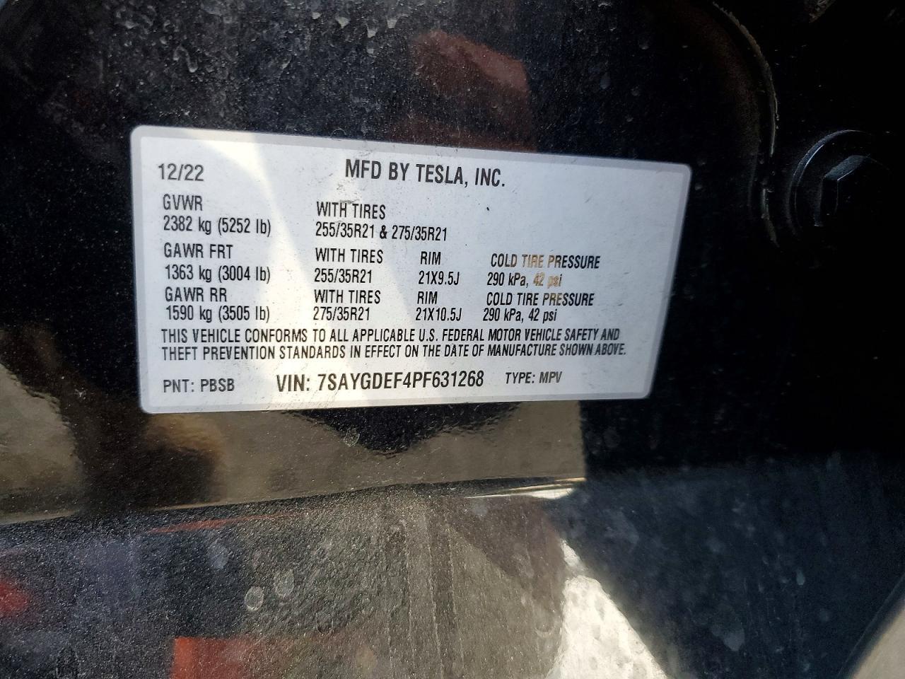 2023 TESLA MODEL Y