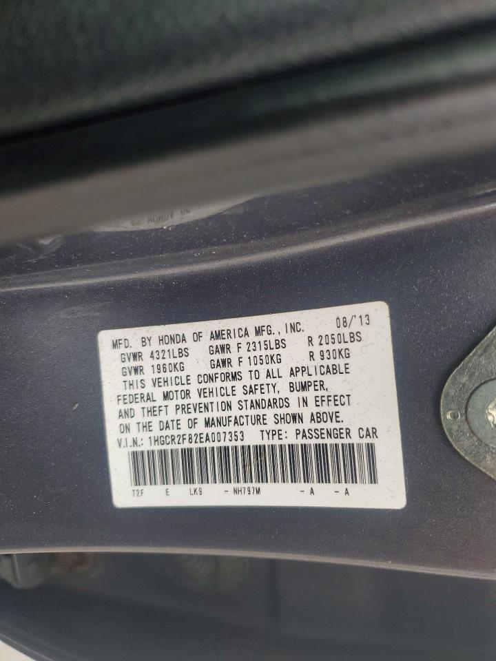 2014 HONDA ACCORD