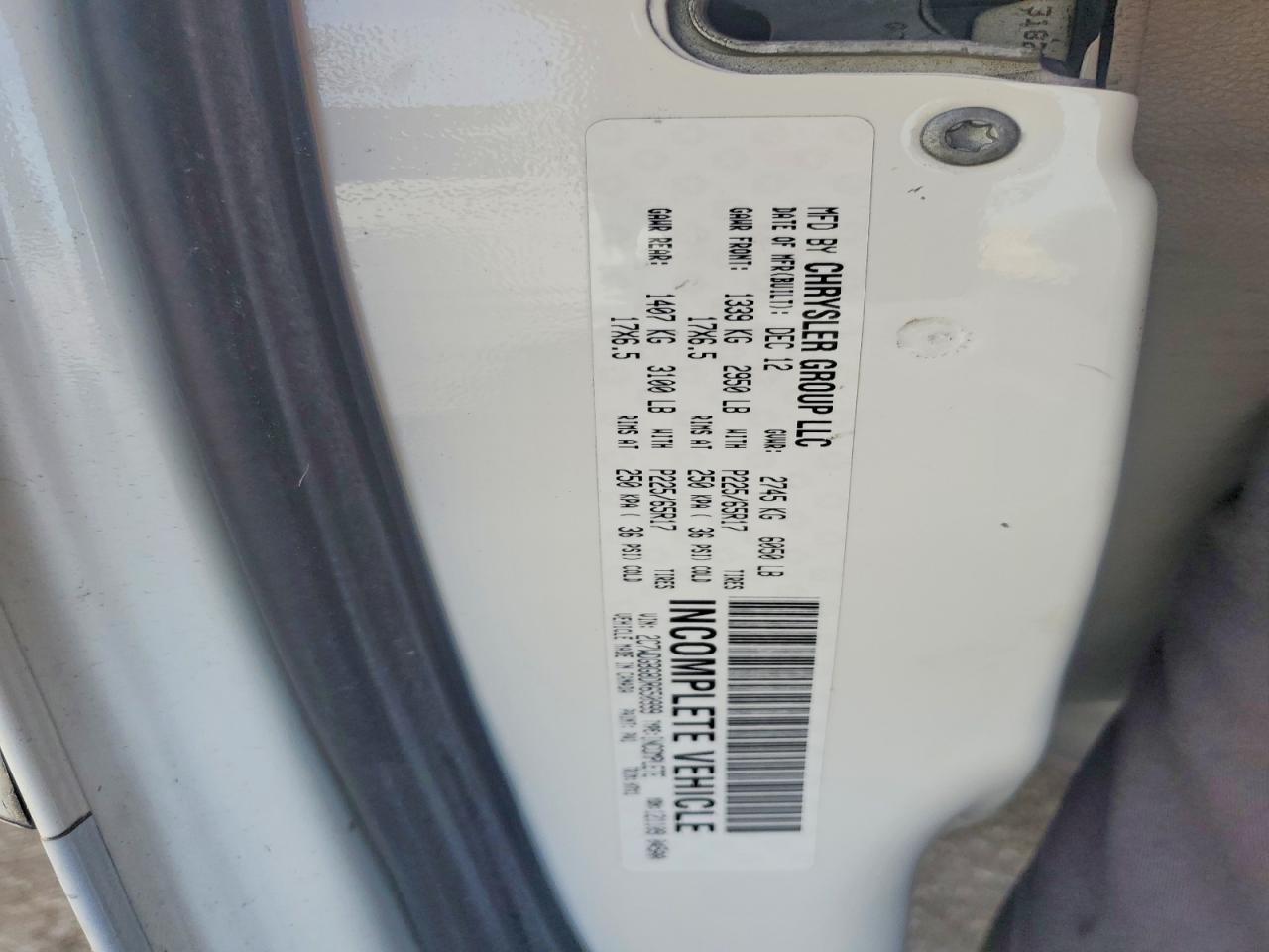 2013 DODGE GRAND CARAVAN