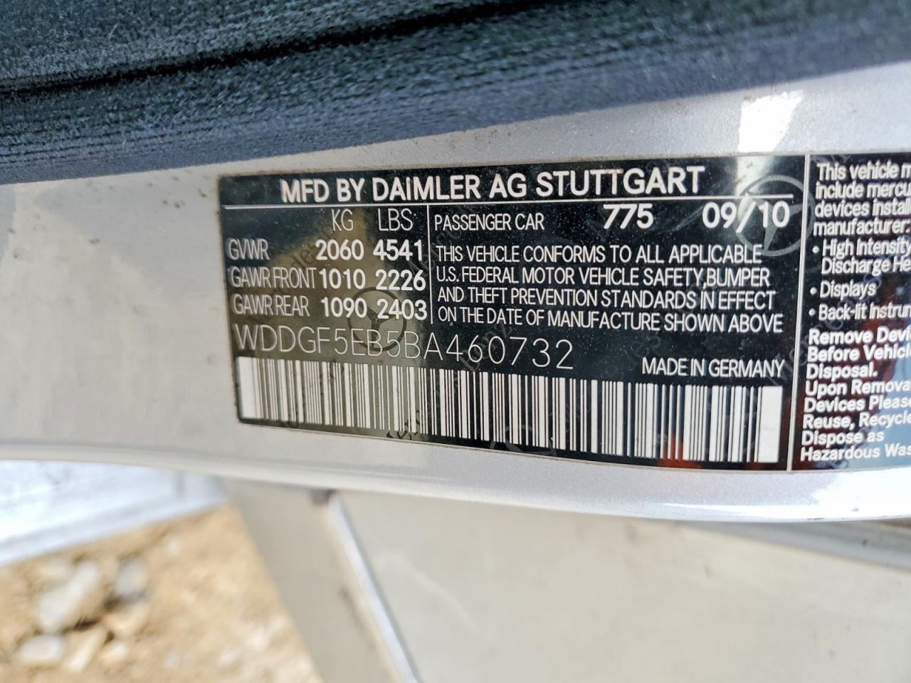 2011 MERCEDES-BENZ C-CLASS
