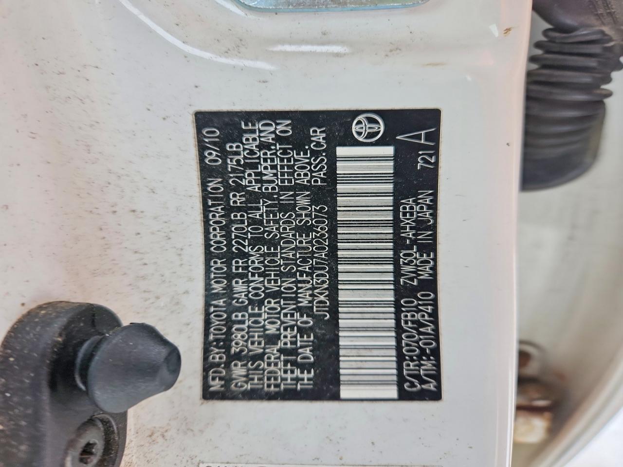 2010 TOYOTA PRIUS